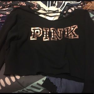 Long sleeve crop top VS PINK